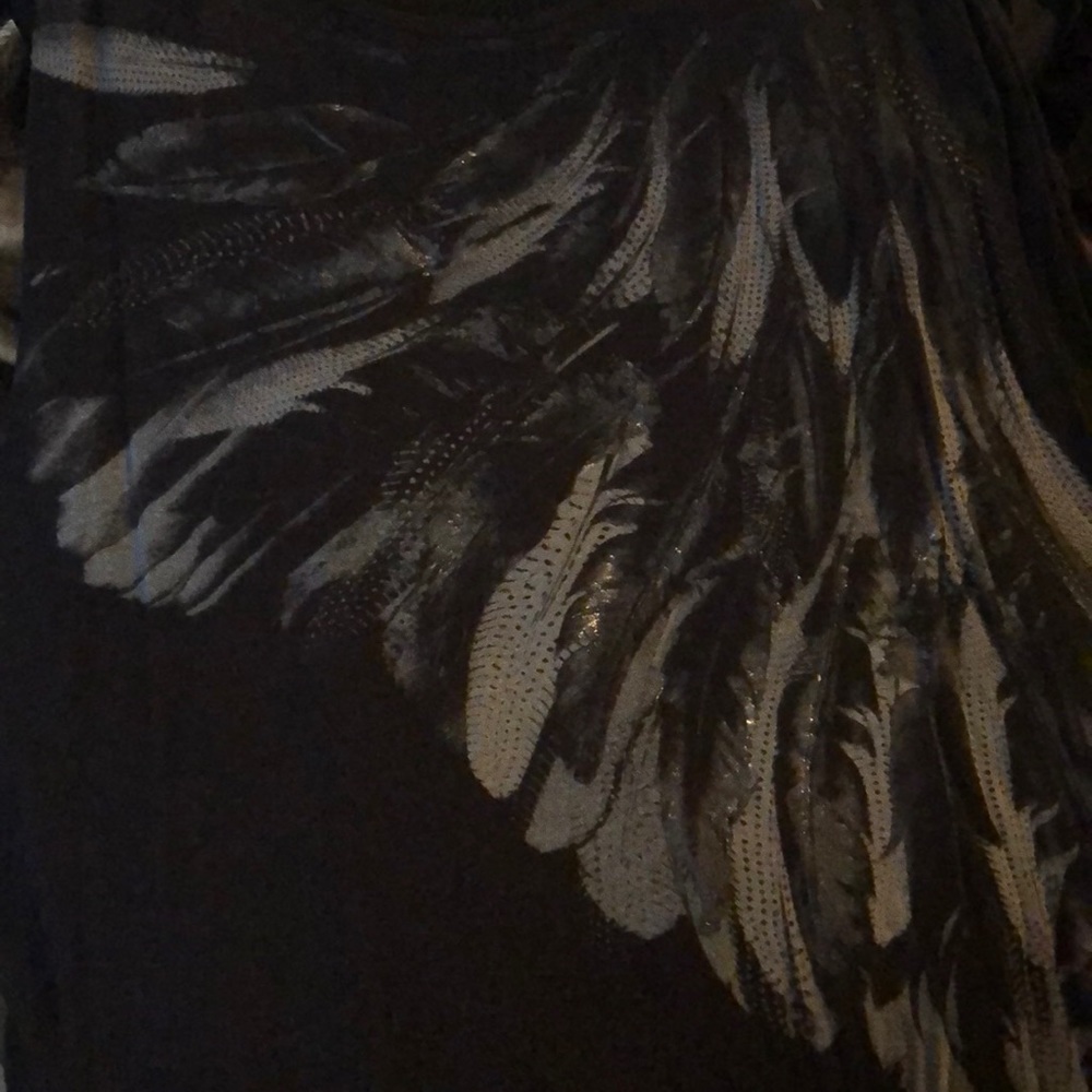 Asymmetrical wing tank top